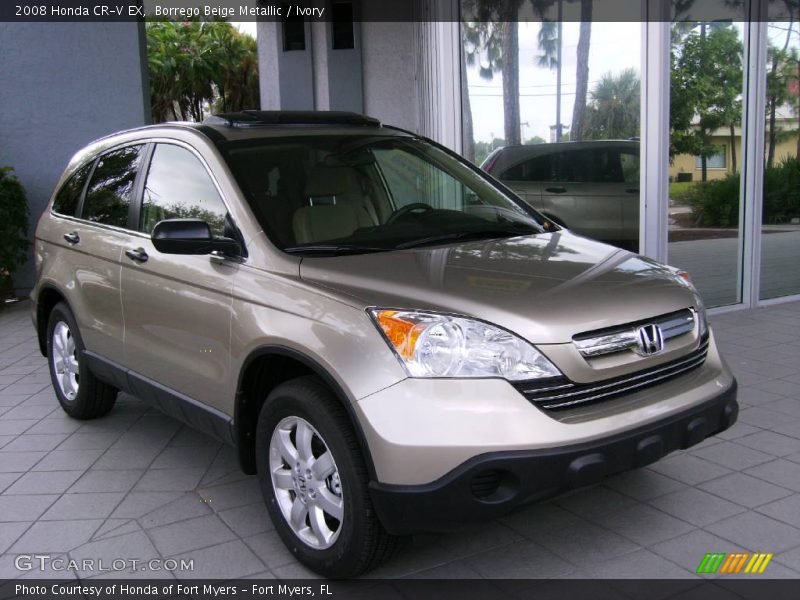 Borrego Beige Metallic / Ivory 2008 Honda CR-V EX