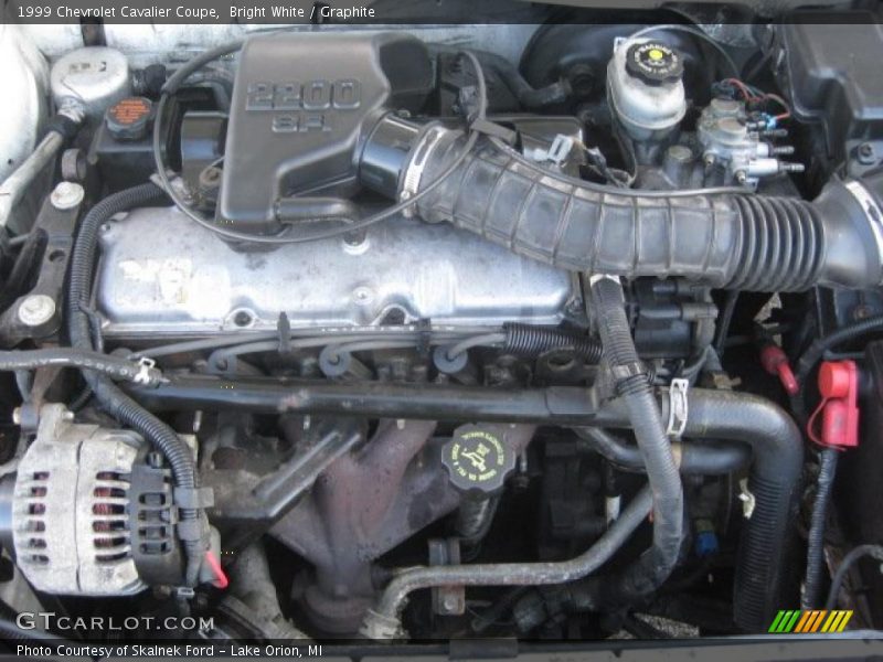  1999 Cavalier Coupe Engine - 2.2 Liter OHV 8-Valve 4 Cylinder