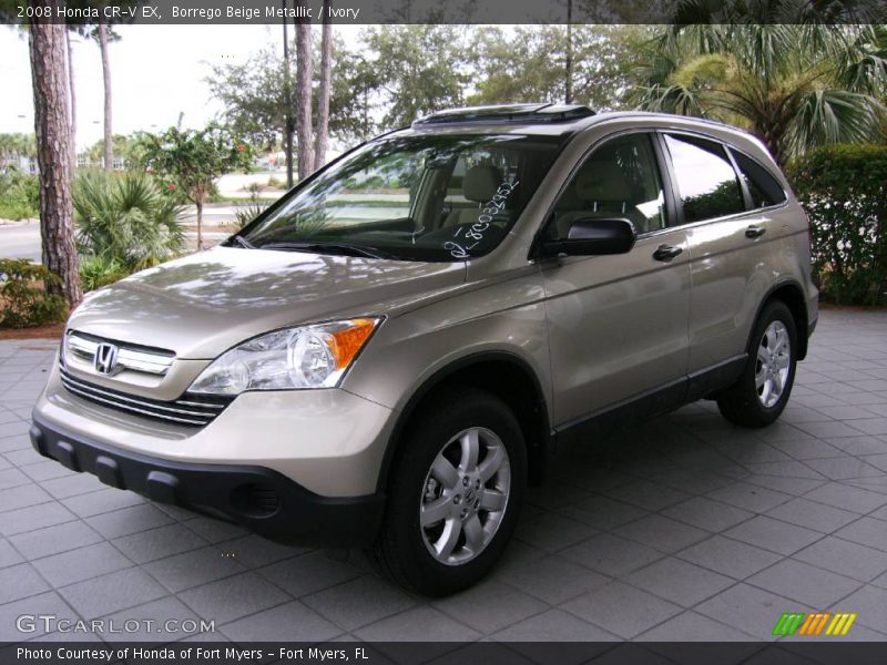 Borrego Beige Metallic / Ivory 2008 Honda CR-V EX