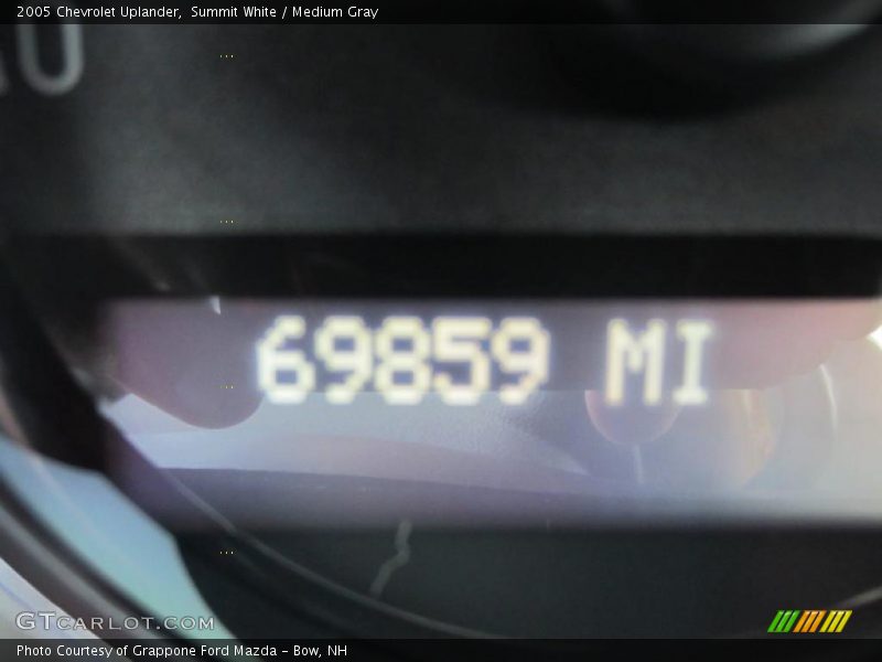 Summit White / Medium Gray 2005 Chevrolet Uplander