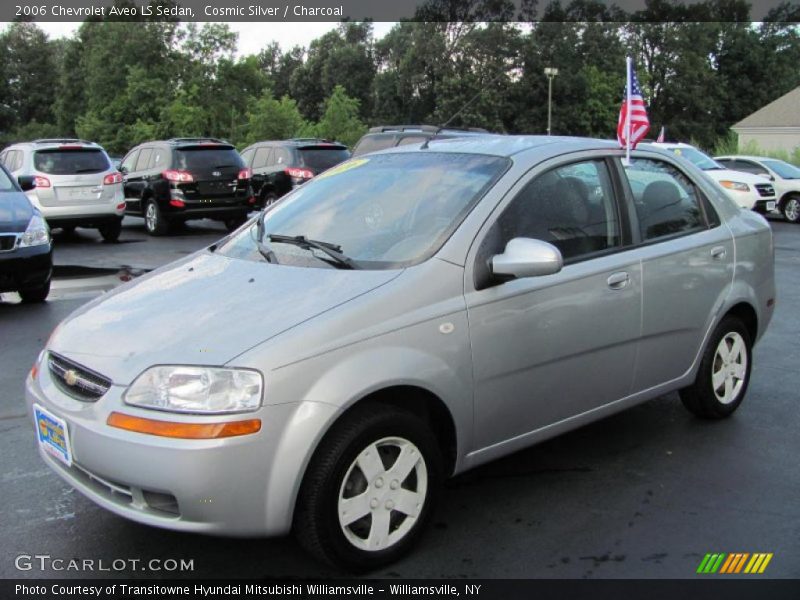 Cosmic Silver / Charcoal 2006 Chevrolet Aveo LS Sedan