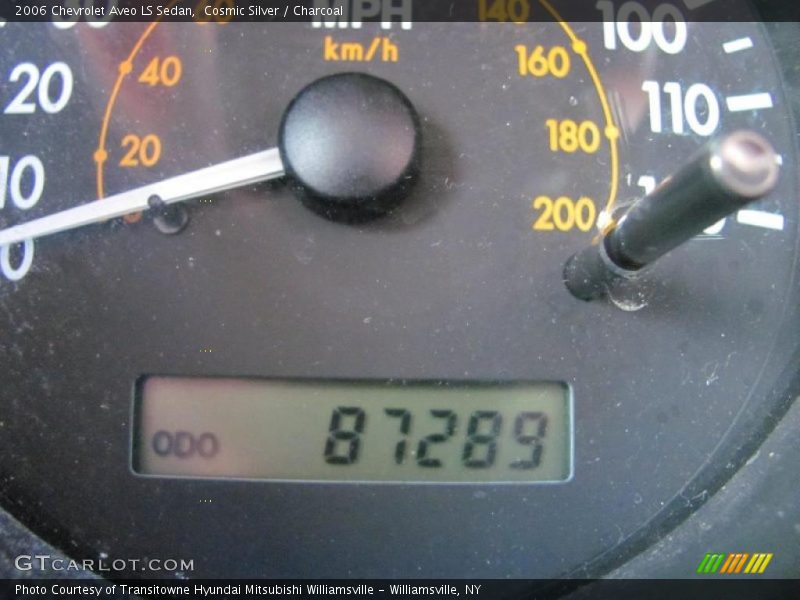 Cosmic Silver / Charcoal 2006 Chevrolet Aveo LS Sedan