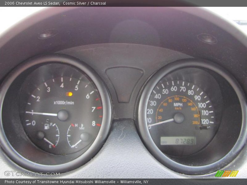 Cosmic Silver / Charcoal 2006 Chevrolet Aveo LS Sedan