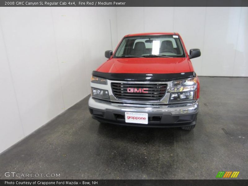 Fire Red / Medium Pewter 2008 GMC Canyon SL Regular Cab 4x4