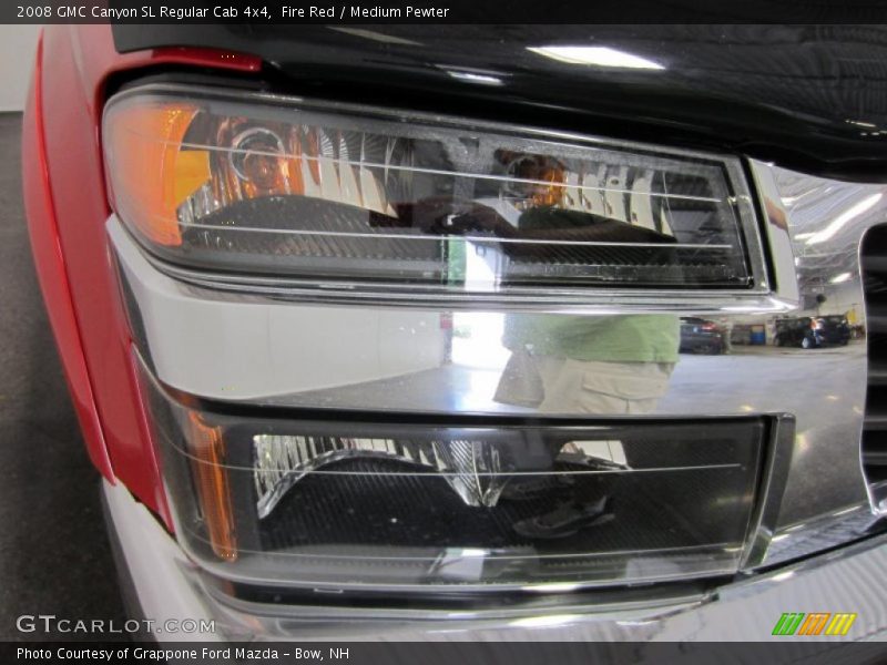 Fire Red / Medium Pewter 2008 GMC Canyon SL Regular Cab 4x4