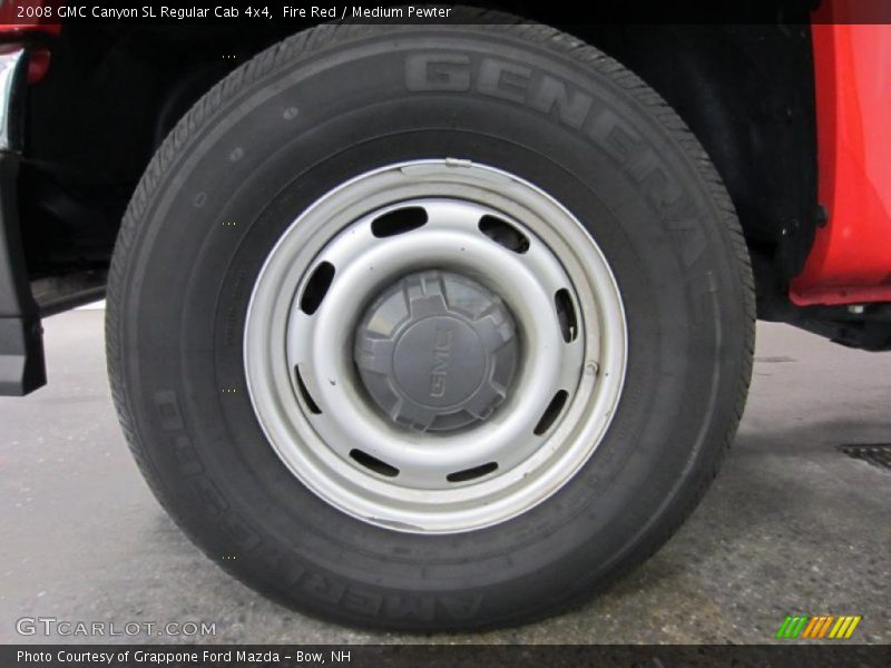 Fire Red / Medium Pewter 2008 GMC Canyon SL Regular Cab 4x4