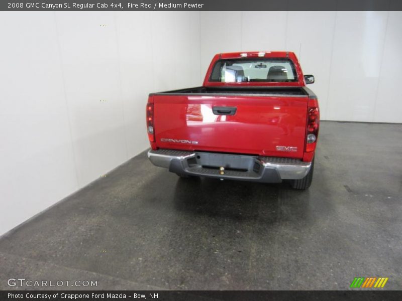 Fire Red / Medium Pewter 2008 GMC Canyon SL Regular Cab 4x4