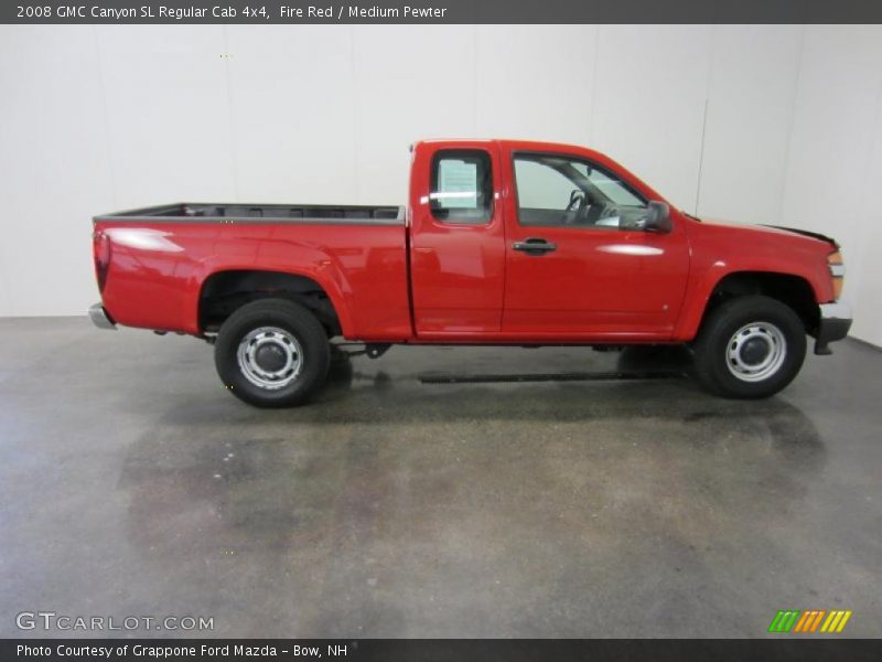 Fire Red / Medium Pewter 2008 GMC Canyon SL Regular Cab 4x4