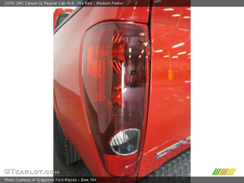 Fire Red / Medium Pewter 2008 GMC Canyon SL Regular Cab 4x4