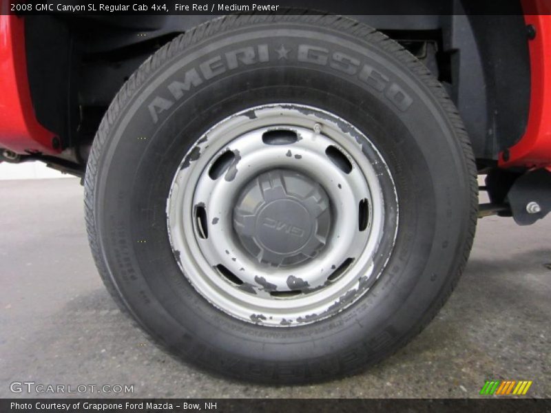 Fire Red / Medium Pewter 2008 GMC Canyon SL Regular Cab 4x4