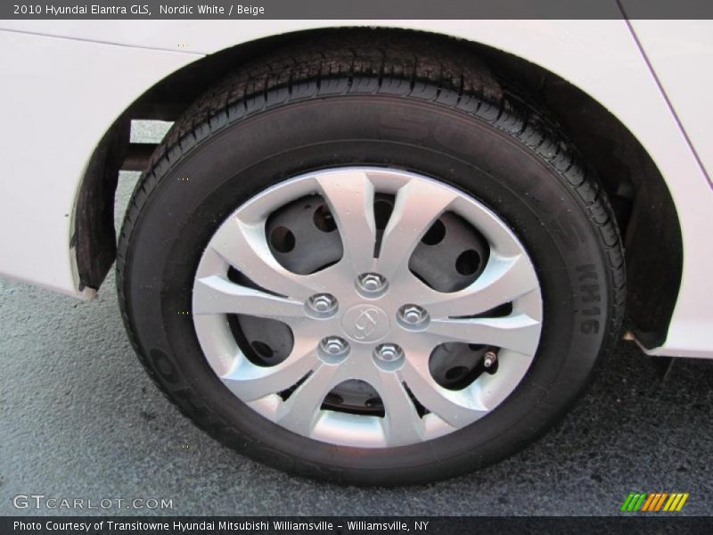 Nordic White / Beige 2010 Hyundai Elantra GLS
