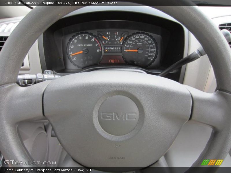 Fire Red / Medium Pewter 2008 GMC Canyon SL Regular Cab 4x4