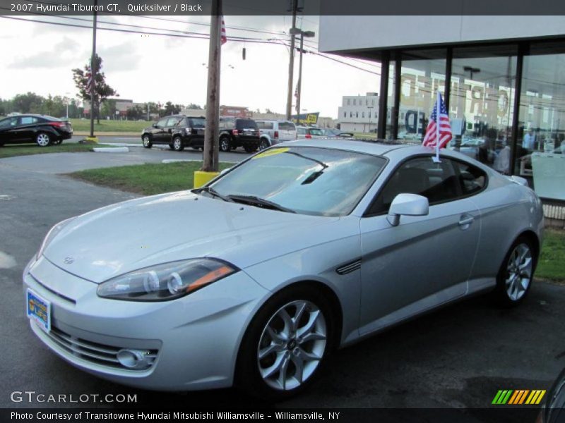 Quicksilver / Black 2007 Hyundai Tiburon GT