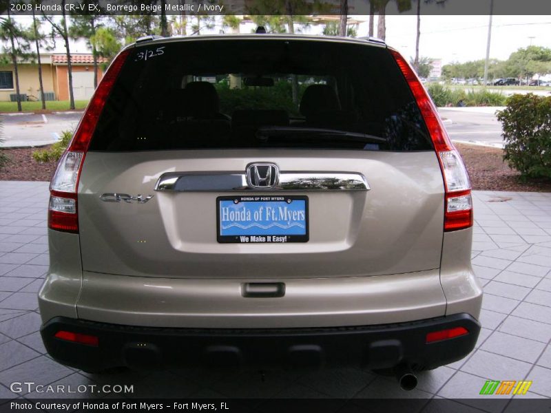Borrego Beige Metallic / Ivory 2008 Honda CR-V EX
