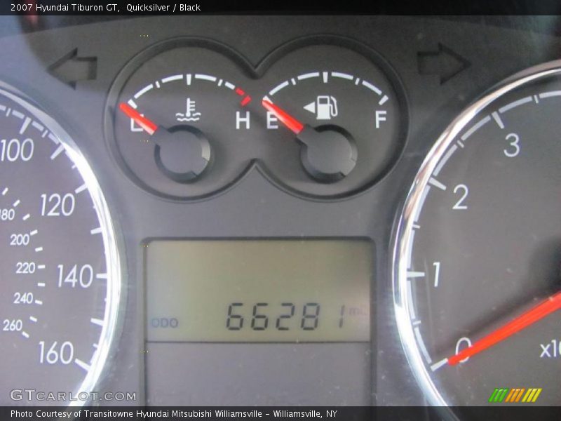 Quicksilver / Black 2007 Hyundai Tiburon GT