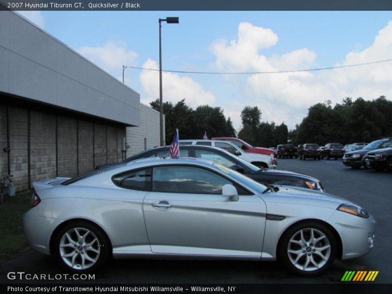 Quicksilver / Black 2007 Hyundai Tiburon GT