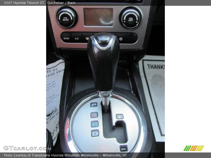 Quicksilver / Black 2007 Hyundai Tiburon GT