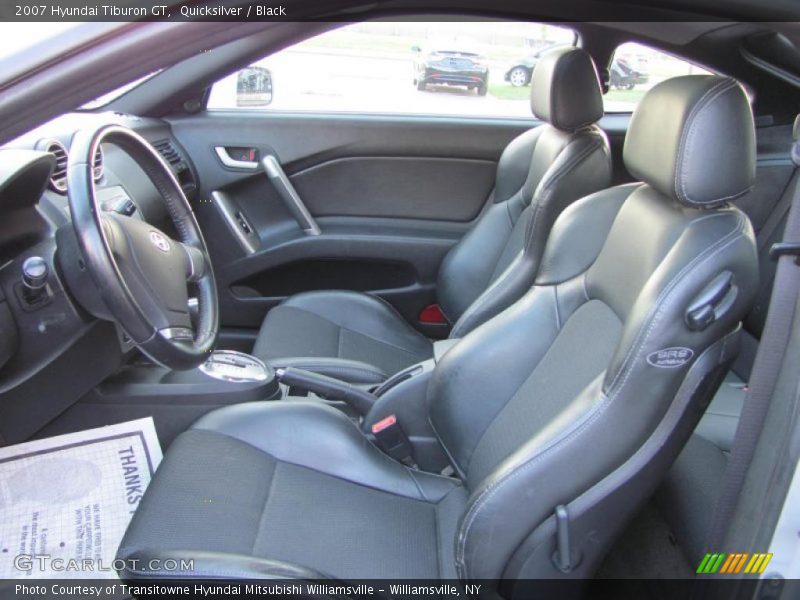 Quicksilver / Black 2007 Hyundai Tiburon GT