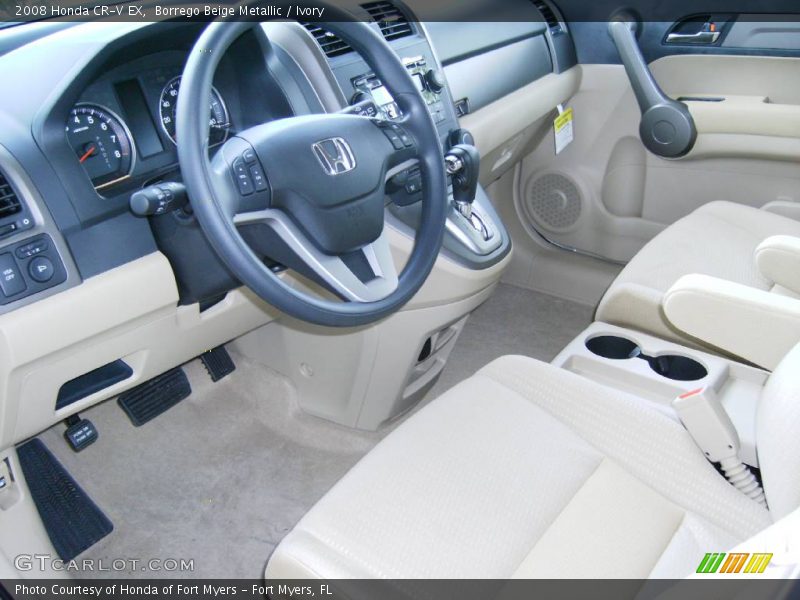 Borrego Beige Metallic / Ivory 2008 Honda CR-V EX
