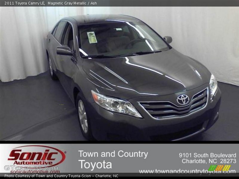 Magnetic Gray Metallic / Ash 2011 Toyota Camry LE