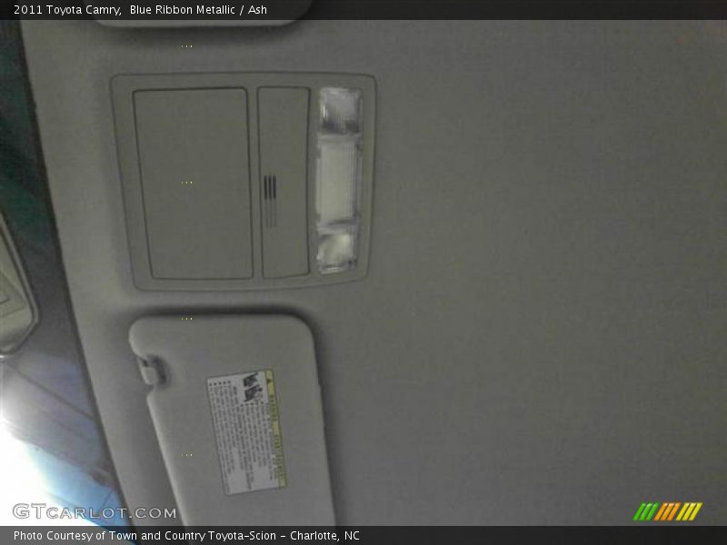 Blue Ribbon Metallic / Ash 2011 Toyota Camry