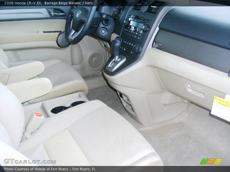 Borrego Beige Metallic / Ivory 2008 Honda CR-V EX