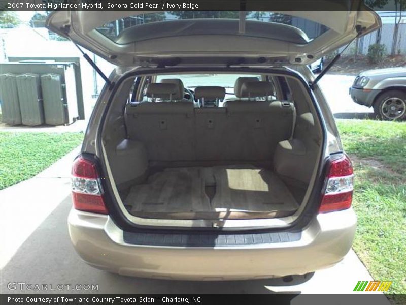 Sonora Gold Pearl / Ivory Beige 2007 Toyota Highlander Hybrid