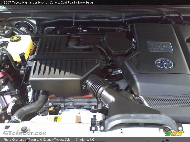 Sonora Gold Pearl / Ivory Beige 2007 Toyota Highlander Hybrid