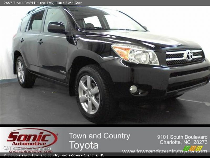 Black / Ash Gray 2007 Toyota RAV4 Limited 4WD