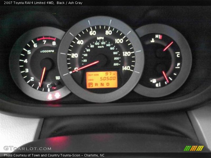Black / Ash Gray 2007 Toyota RAV4 Limited 4WD