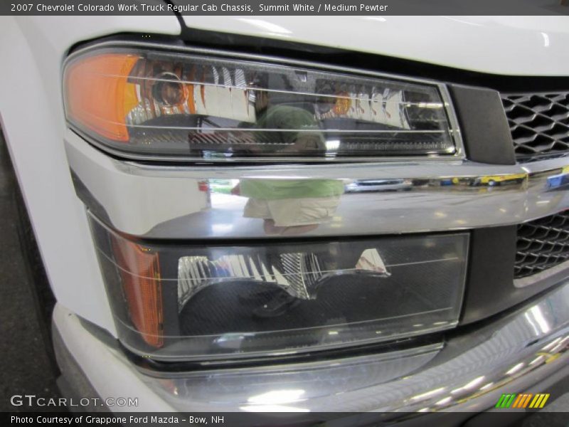 Summit White / Medium Pewter 2007 Chevrolet Colorado Work Truck Regular Cab Chassis