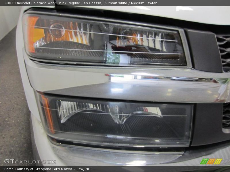 Summit White / Medium Pewter 2007 Chevrolet Colorado Work Truck Regular Cab Chassis