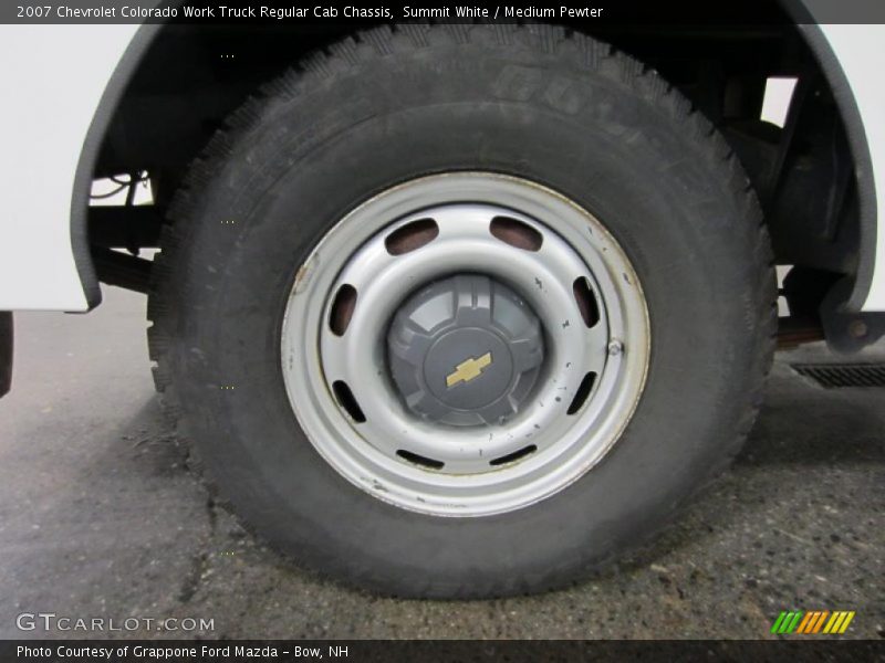 Summit White / Medium Pewter 2007 Chevrolet Colorado Work Truck Regular Cab Chassis
