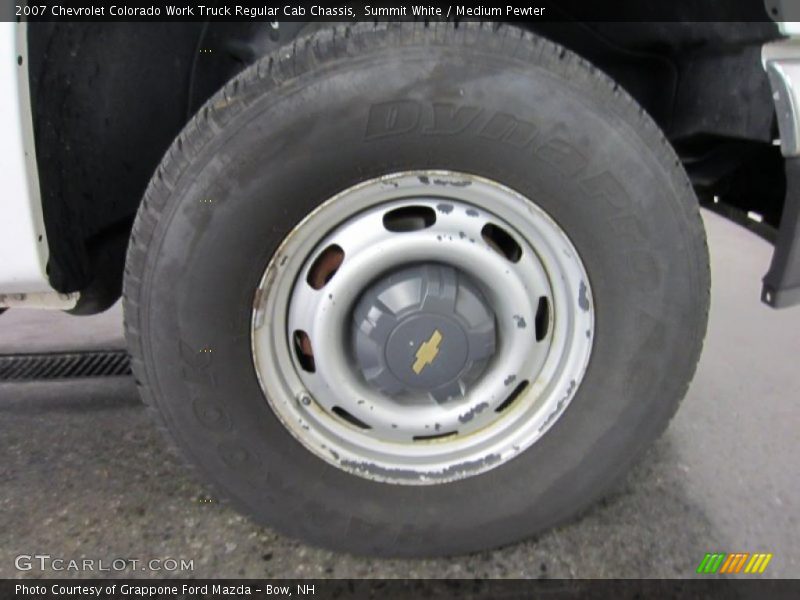 Summit White / Medium Pewter 2007 Chevrolet Colorado Work Truck Regular Cab Chassis