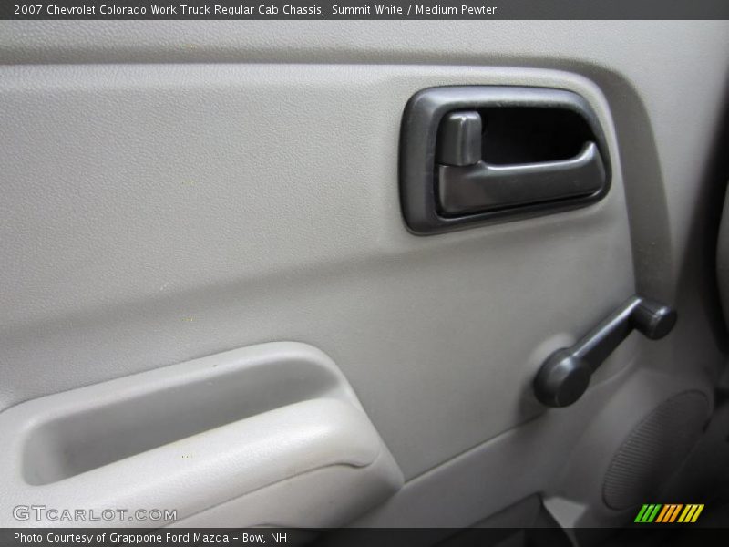 Summit White / Medium Pewter 2007 Chevrolet Colorado Work Truck Regular Cab Chassis