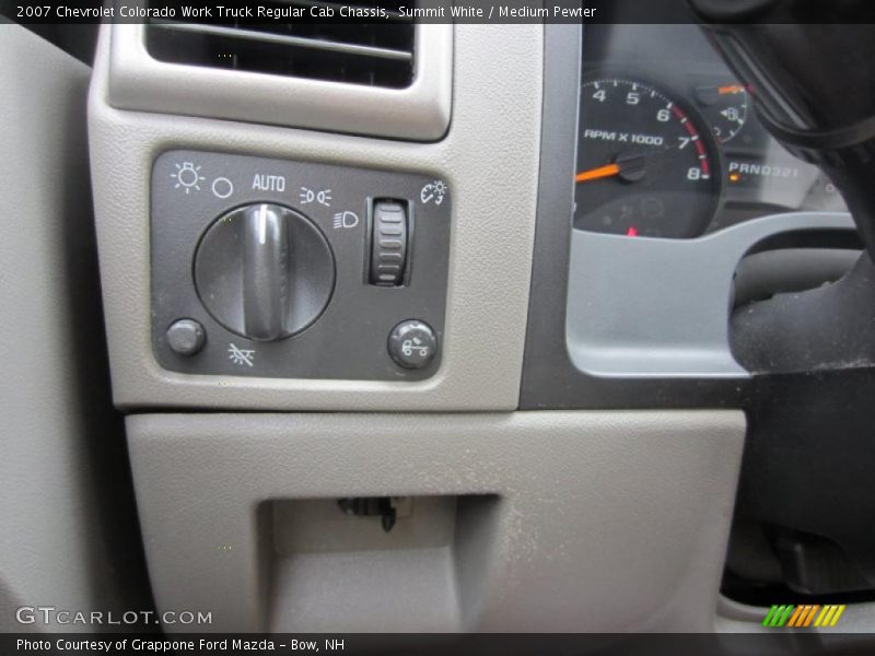 Summit White / Medium Pewter 2007 Chevrolet Colorado Work Truck Regular Cab Chassis