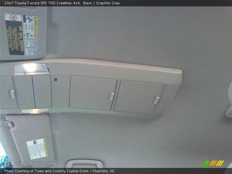 Black / Graphite Gray 2007 Toyota Tundra SR5 TRD CrewMax 4x4