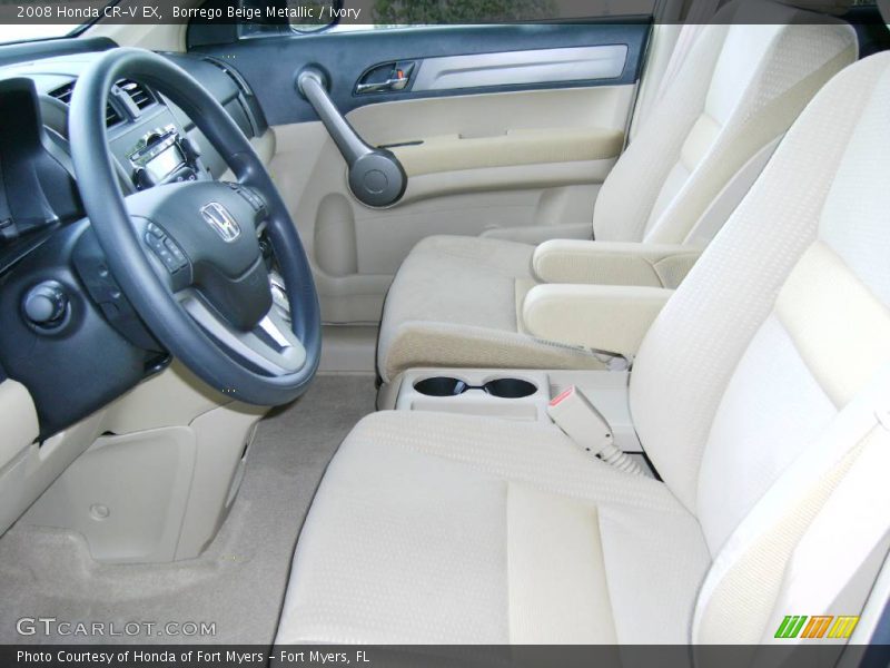 Borrego Beige Metallic / Ivory 2008 Honda CR-V EX