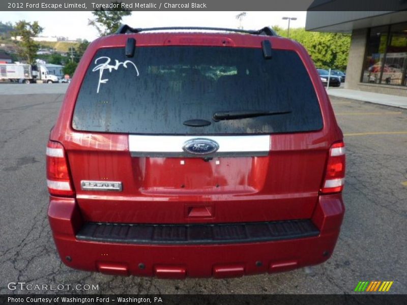 Toreador Red Metallic / Charcoal Black 2012 Ford Escape Limited