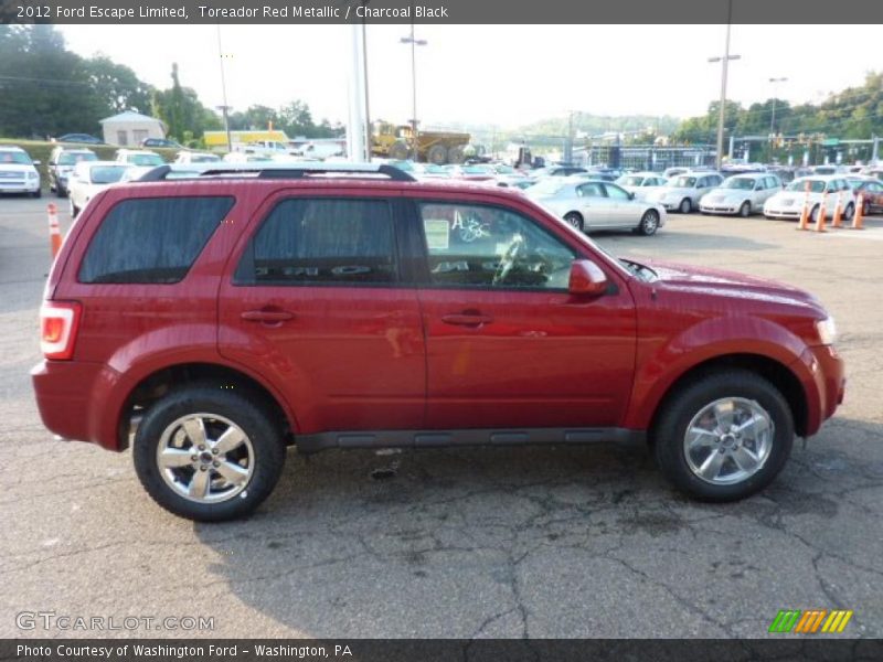 Toreador Red Metallic / Charcoal Black 2012 Ford Escape Limited