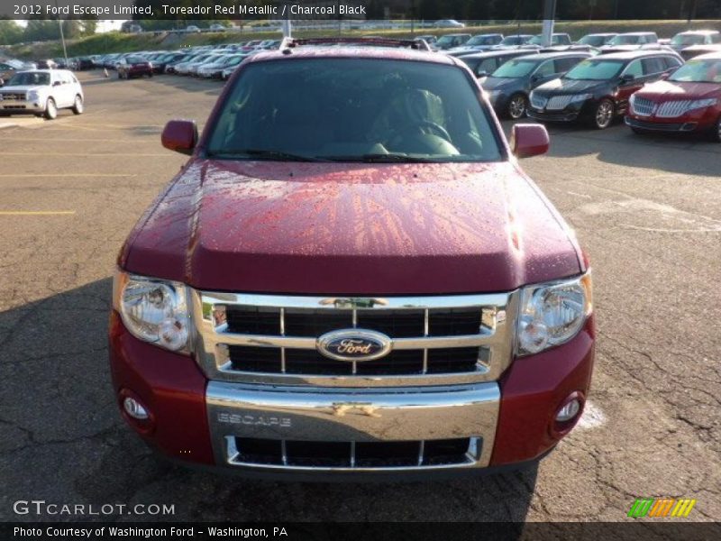 Toreador Red Metallic / Charcoal Black 2012 Ford Escape Limited