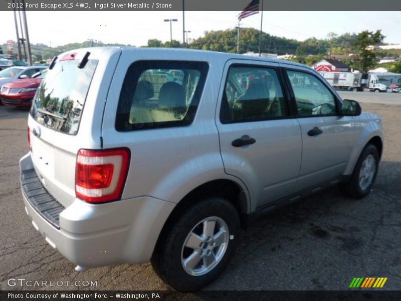 Ingot Silver Metallic / Stone 2012 Ford Escape XLS 4WD