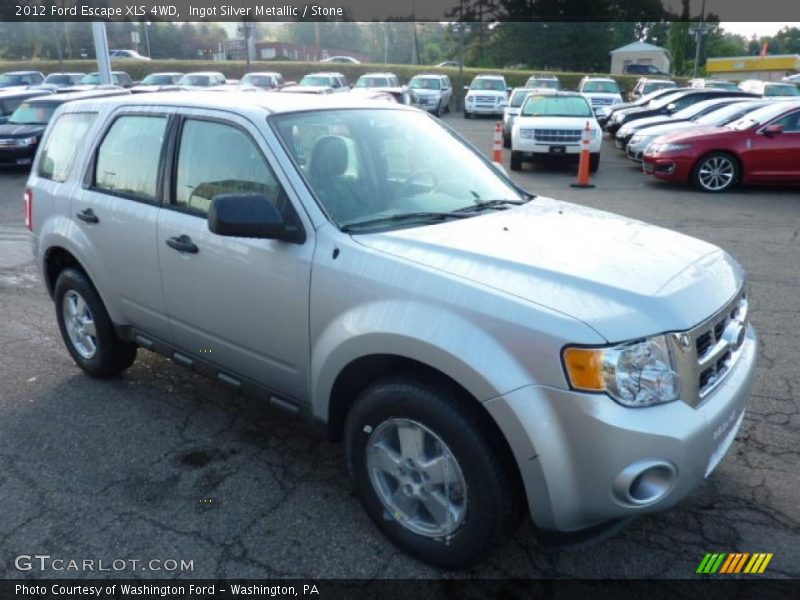 Ingot Silver Metallic / Stone 2012 Ford Escape XLS 4WD