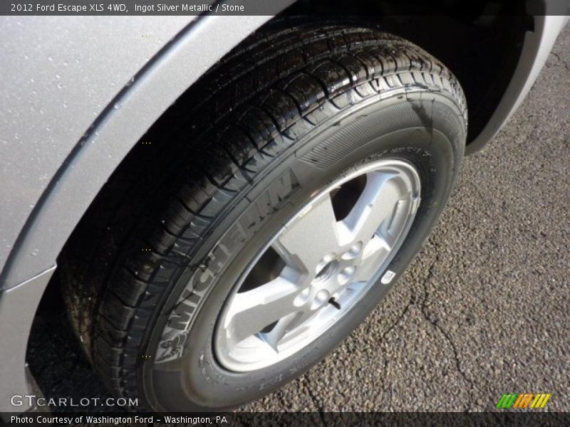 Ingot Silver Metallic / Stone 2012 Ford Escape XLS 4WD