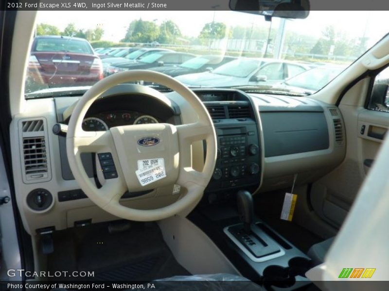 Ingot Silver Metallic / Stone 2012 Ford Escape XLS 4WD