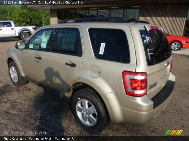 Gold Leaf Metallic / Charcoal Black 2012 Ford Escape XLT