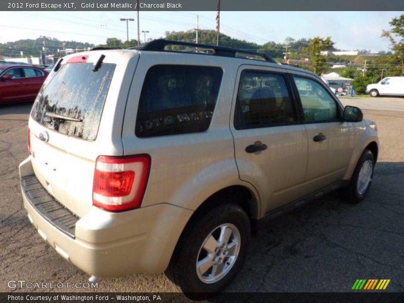 Gold Leaf Metallic / Charcoal Black 2012 Ford Escape XLT