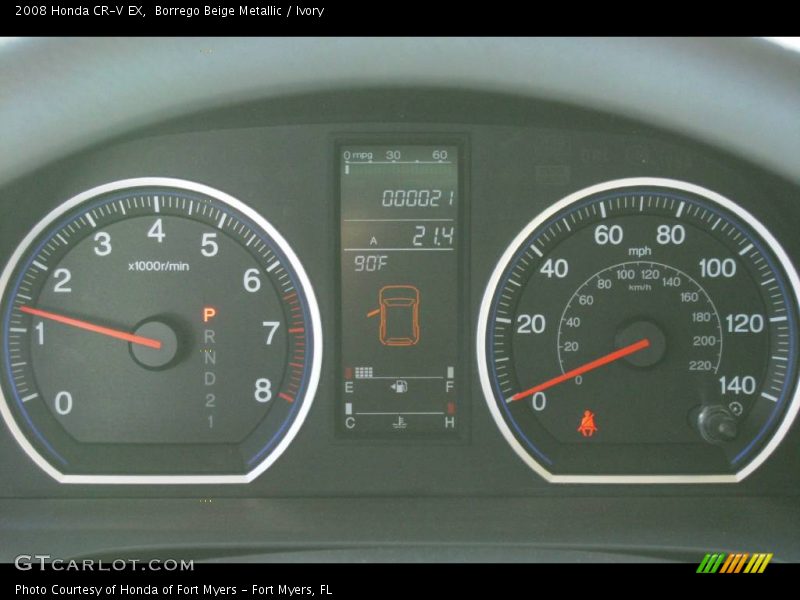 Borrego Beige Metallic / Ivory 2008 Honda CR-V EX