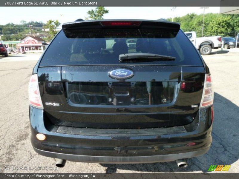 Black / Medium Light Stone 2007 Ford Edge SE AWD