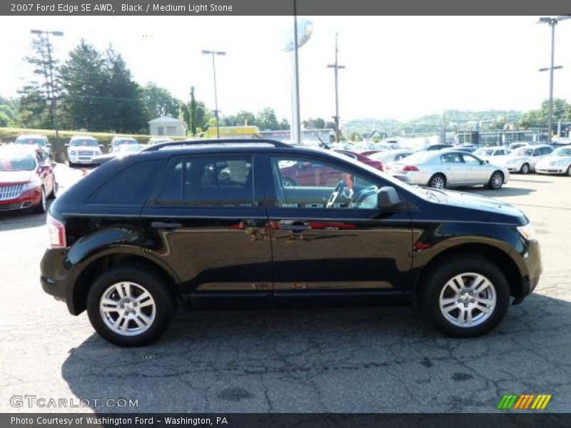 Black / Medium Light Stone 2007 Ford Edge SE AWD